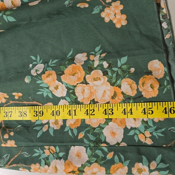 Shein Green Flutter Sleeve V-Neck Midi Dress 3XL - Picture 9 of 9